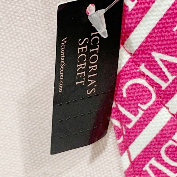 Victoria’s Secret NWT $49.95 Colorblock Canvas Tote Women’s - Picture 6 of 10